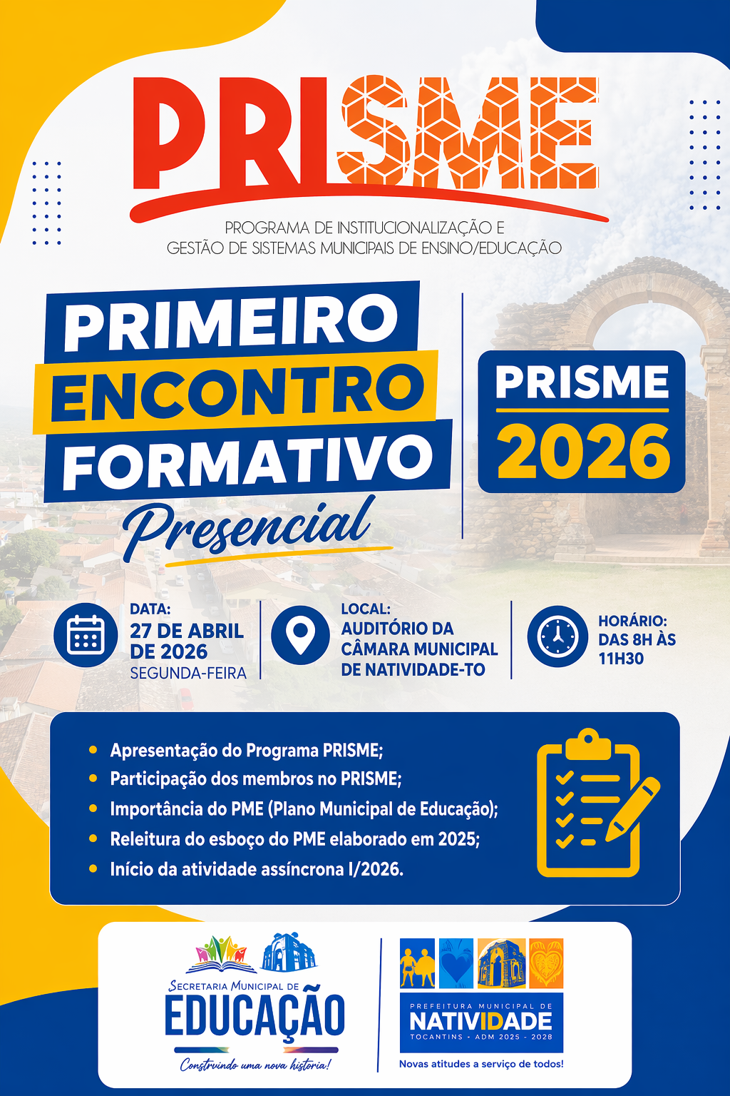 PRISME – ENCONTRO FORMATIVO